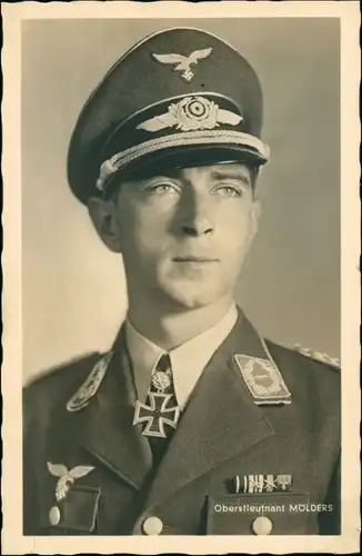 Deutschland Oberstleutnant Werner Mölders, Offizier und Jagdflieger der deutschen Luftwaffe 1940