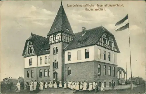 Hanerau-Hademarschen Patriotika: Landwirtschaftliche Haushaltungsschule 1910 