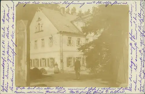 Foto Hainsberg-Freital Villa Hainsberg 1901 Privatfoto 