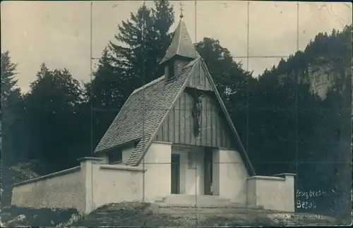 Foto Bezau Kriegerdenkmal 1922 Privatfoto