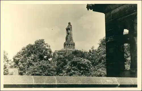 St. Pauli-Hamburg Privatfoto AK: Bismarck-Denkmal 1934 Privatfoto 