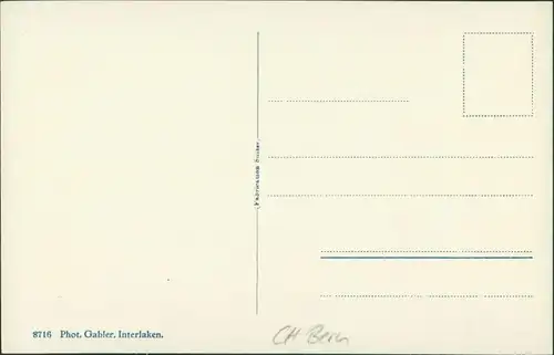 Ansichtskarte Interlaken Beatusstrasse 1931 