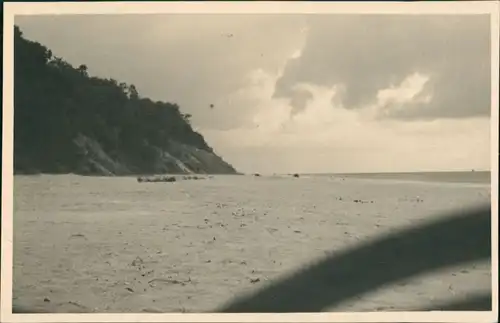 Ansichtskarte Bansin-Heringsdorf Usedom Strandpartie und Steilhänge 1955 