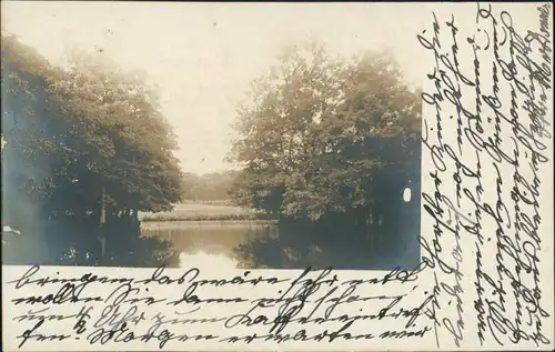 Foto Wankendorf Blick auf den See - Privatfoto AK 1906 Privatfoto 