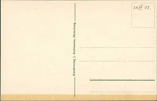 Ansichtskarte Bückeburg Partie am Mausoleum 1922 