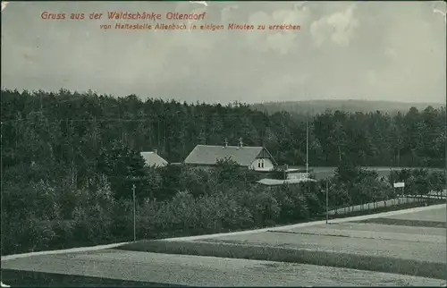 Ansichtskarte Ottendorf-Bennewitz Waldschänke Ottendorf 1908