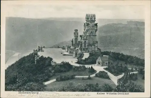 Ansichtskarte Syburg-Dortmund Hohensyburgdenkmal, Kaiser Wilhelm-Denkmal 1913