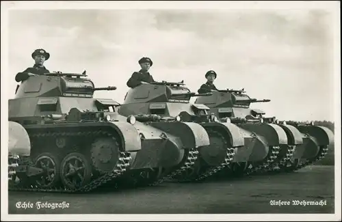 Ansichtskarte  Wehrmacht Panzerkampfwagen 1936