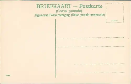 Postkaart Delft Delft Prinsenhof 1928