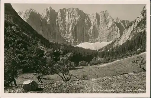 Ansichtskarte Scharnitz Tirol Laliderertor Wände, Karwendelgebiet 1934