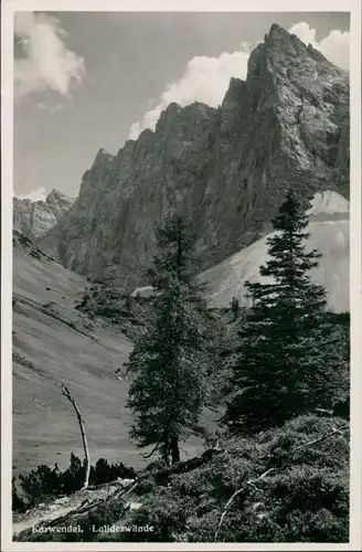 Ansichtskarte Scharnitz Tirol Lalider Wände, Karwendel 1934