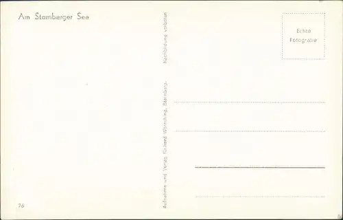 Ansichtskarte Tutzing Starnberger See bei Tutzing mit Zugspitze 1932