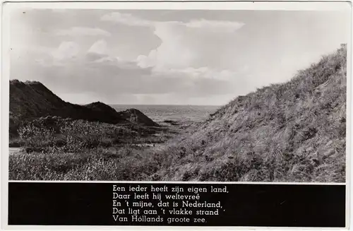 Ansichtskarte  Niederlande Spruchkarte 1970 