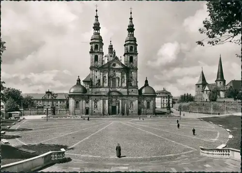Ansichtskarte Fulda Dom St. Salvator und Michaelskirche 1964