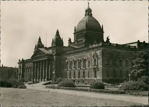 Ansichtskarte Zentrum-Leipzig Georgi-Dimitroff-Museum 1961