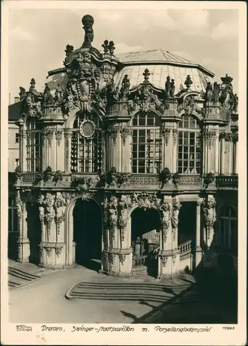 Innere Altstadt-Dresden Zwinger - Stadtpavillon (Walter Hahn Nr. 10965) g1956