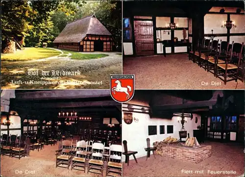 Bad Fallingbostel Hof der Heidmark: De Diel, Flett mit Feuerstelle 1980