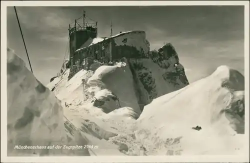 Ansichtskarte Grainau Münchner Haus (Zugspitze) 1932 