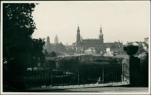 Foto Dresden Privatfotokarte: Altstadt 1940 Privatfoto 