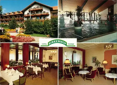 Ansichtskarte Bad Griesbach im Rottal Hotel Birkenhof Therme 1989