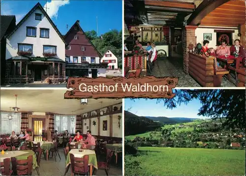 Ansichtskarte Glatten Gasthof - Restaurant "Zum Waldhorn" 1983