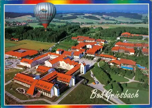 Ansichtskarte Bad Griesbach im Rottal Luftbild mit Heißluftballon 1993