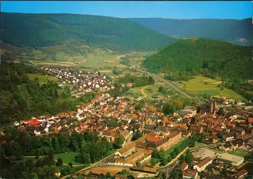 Ansichtskarte Amorbach Luftbild 2000