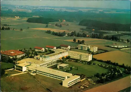 Ansichtskarte Bad Aibling Luftbild Sanatorium Klinik Wendelstein 1977