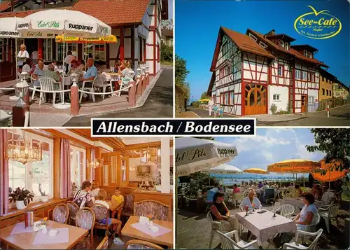 Ansichtskarte Allensbach See-Cafe Konditorei Schneider 1990