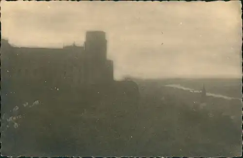 Foto Heidelberg Heidelberger Schloss Panorama 1927 Privatfoto 