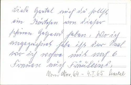 Postcard Spenshult Reumatikersjukhus/Rheumatisches Krankenhaus 1965