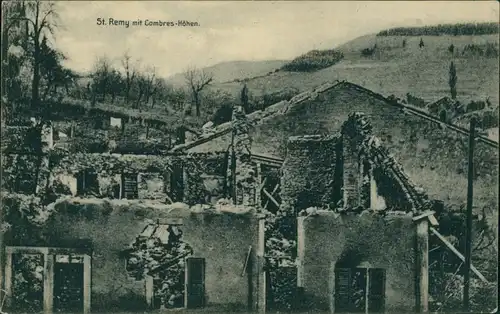 CPA Saint-Rémy-de-Provence zerstörte Stadt - 1. WK 1915