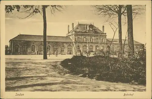 CPA Sedan Sedan Bahnhof 1914