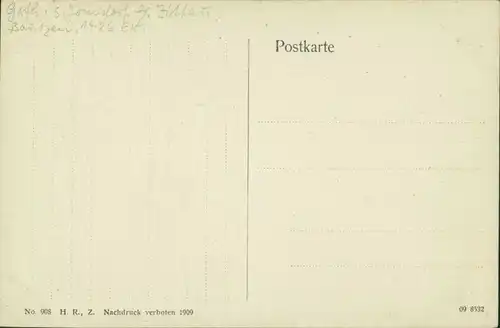 Ansichtskarte Jonsdorf Nonnenfelsen und Baude 1909 