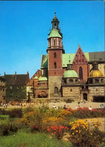 Postcard Krakau Kraków Katedra Wawelska XI-XVIII 1972