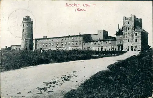 Ansichtskarte Ilsenburg (Harz) Partie am Brocken (Harz) 1921