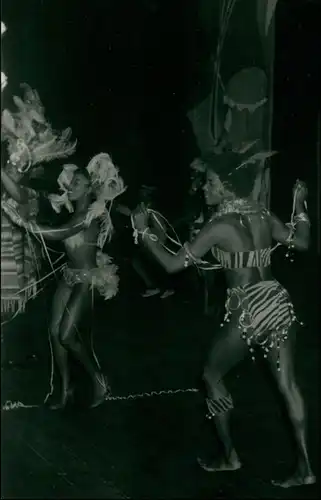 Ansichtskarte  Afrikanische Tänzerinnen 1963 