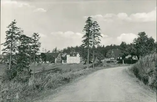 Ansichtskarte Schmücke-Gehlberg Blick zum Ort vom Weg aus 1962