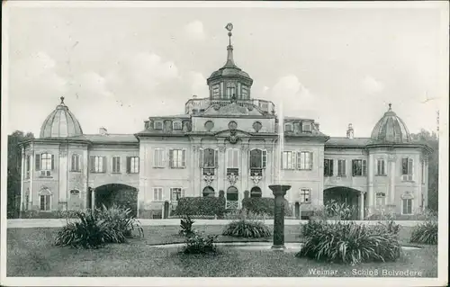 Ansichtskarte Weimar Schloss Belvedere 1935