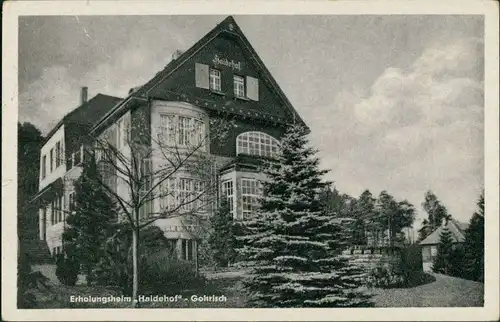 Ansichtskarte Gohrisch (Sächs. Schweiz) Erholungsheim Haidehof 1956