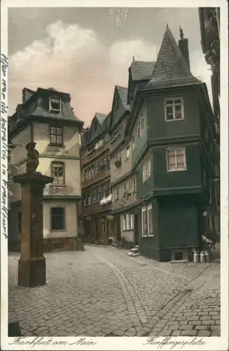Ansichtskarte Frankfurt am Main Fünffingerplatz 1938