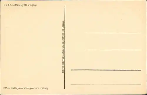 Ansichtskarte Kahla (Thüringen) Leuchtenburg 1926