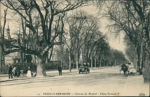 CPA Neuilly-sur-Seine Château de Madrid - Chêne François 1er 1927