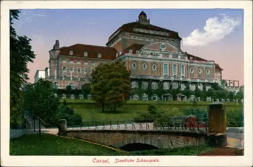 Ansichtskarte Kassel Cassel Neues Hoftheater 1928
