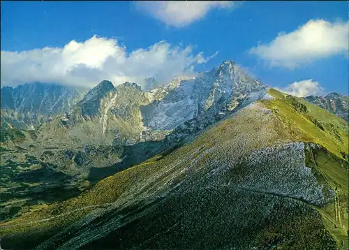 Postcard Zakopane TATRY WYSOKIE, Kościelec i Swinica/Hohe Tatra 1971