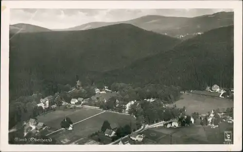 Ansichtskarte Elend (Harz) Luftbild Fliegeraufnahme 1931