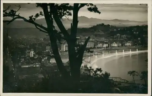 Postales San Sebastian Donostia / Donosti Blick auf die Stadt 1932