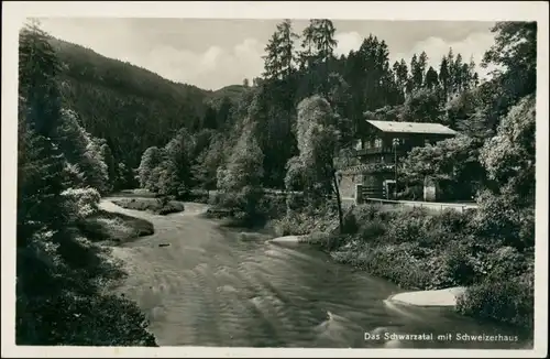 Ansichtskarte Schwarzburg Schweizerhaus-Schwarzatal 1932