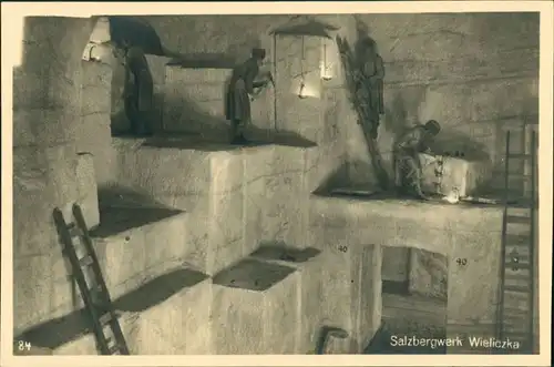 Ansichtskarte München Deutsches Museum: Salzbergwerk Wieliczka 1927