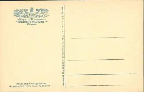 Ansichtskarte München Deutsches Museum - Alte Sensenschmiede von 1803 1927